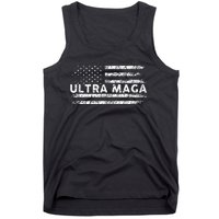 Ultra Maga Proud Ultra Maga Anti Biden Us Flag Pro Trump Tank Top