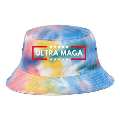 Ultra Maga Pro Trump 2024 Trump Maga King Anti Biden Tie Dye Newport Bucket Hat