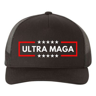 Ultra Maga Pro Trump 2024 Trump Maga King Anti Biden Yupoong Adult 5-Panel Trucker Hat