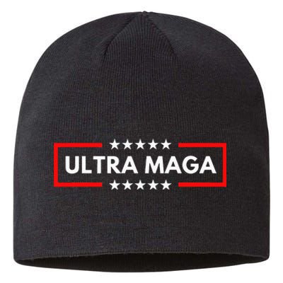 Ultra Maga Pro Trump 2024 Trump Maga King Anti Biden Sustainable Beanie