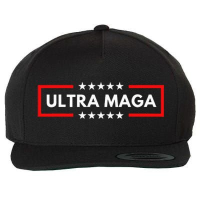 Ultra Maga Pro Trump 2024 Trump Maga King Anti Biden Wool Snapback Cap