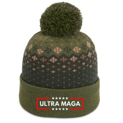 Ultra Maga Pro Trump 2024 Trump Maga King Anti Biden The Baniff Cuffed Pom Beanie