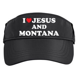 Usa Map Proud Christian Meaningful Gift I Love Jesus And Montana Gift Adult Drive Performance Visor