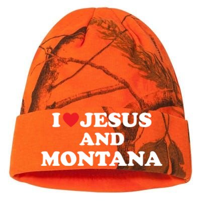 Usa Map Proud Christian Meaningful Gift I Love Jesus And Montana Gift Kati Licensed 12" Camo Beanie