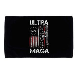 Ultra Maga Proud Ultra Maga America Flag Microfiber Hand Towel