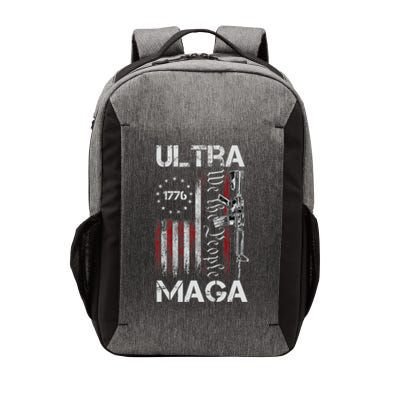 Ultra Maga Proud Ultra Maga America Flag Vector Backpack