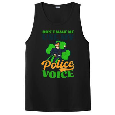 Use My Police Voice Design St Patricks Police Gift PosiCharge Competitor Tank