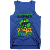 Use My Police Voice Design St Patricks Police Gift Tank Top