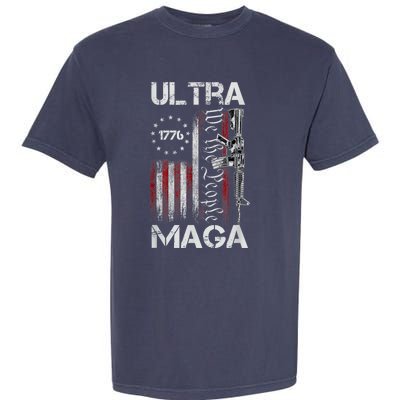 Ultra Maga Proud UltraMaga Garment-Dyed Heavyweight T-Shirt