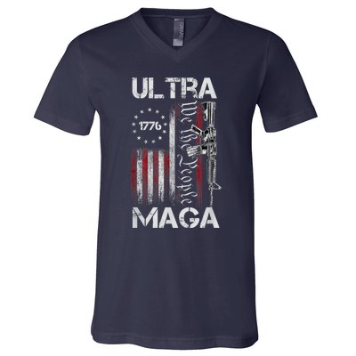 Ultra Maga Proud UltraMaga V-Neck T-Shirt