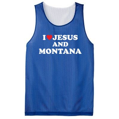 Usa Map Proud Christian Gift I Love Jesus And Montana Gift Mesh Reversible Basketball Jersey Tank