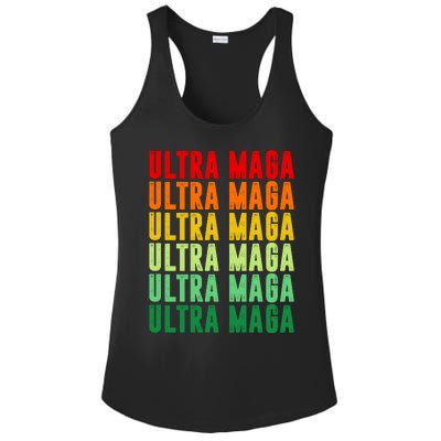 Ultra Maga Retro Vintage Ladies PosiCharge Competitor Racerback Tank