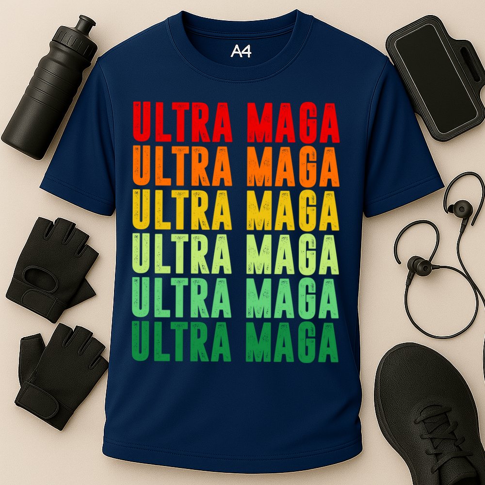 Ultra Maga Retro Vintage Cooling Performance Crew T-Shirt