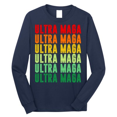 Ultra Maga Retro Vintage Long Sleeve Shirt