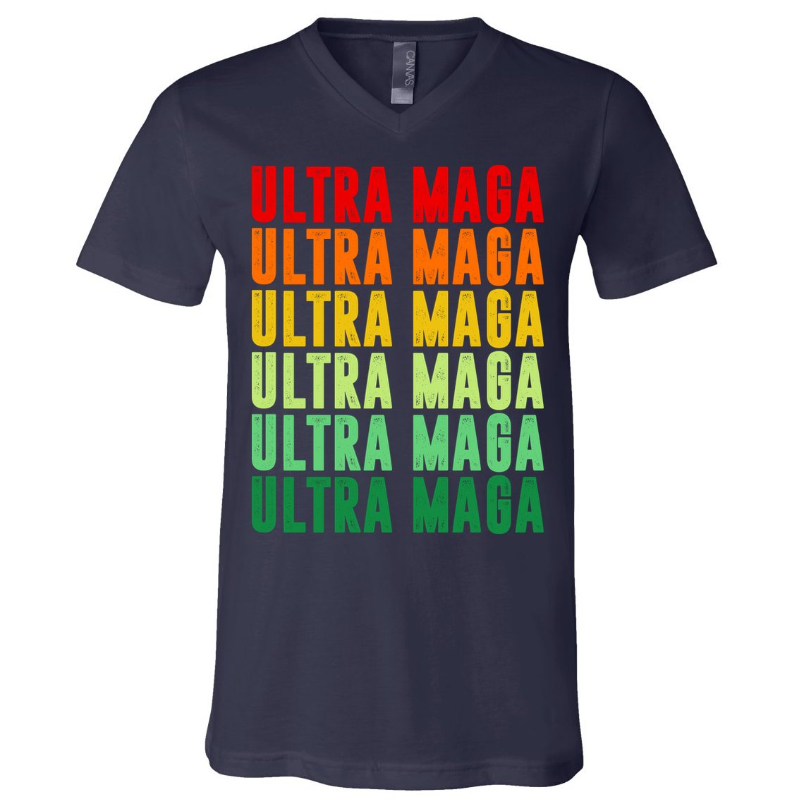 Ultra Maga Retro Vintage V-Neck T-Shirt