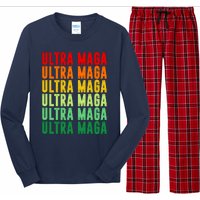 Ultra Maga Retro Vintage Long Sleeve Pajama Set