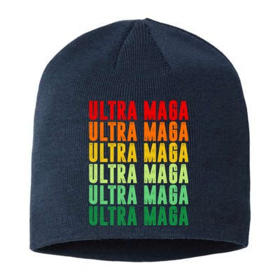 Ultra Maga Retro Vintage Sustainable Beanie