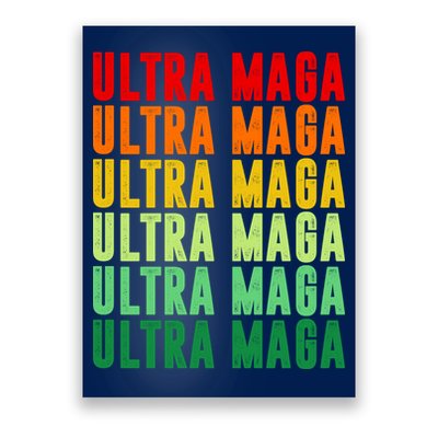 Ultra Maga Retro Vintage Poster