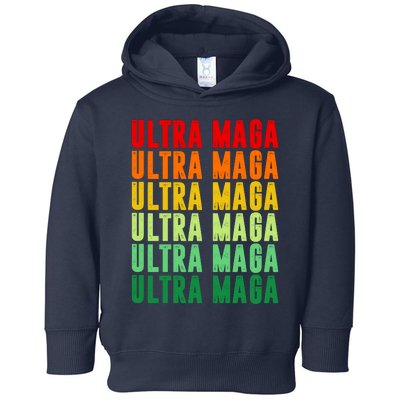 Ultra Maga Retro Vintage Toddler Hoodie