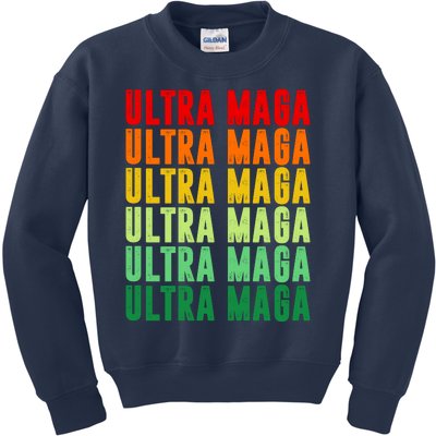 Ultra Maga Retro Vintage Kids Sweatshirt