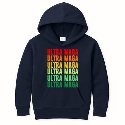 Ultra Maga Retro Vintage Kids Hoodie