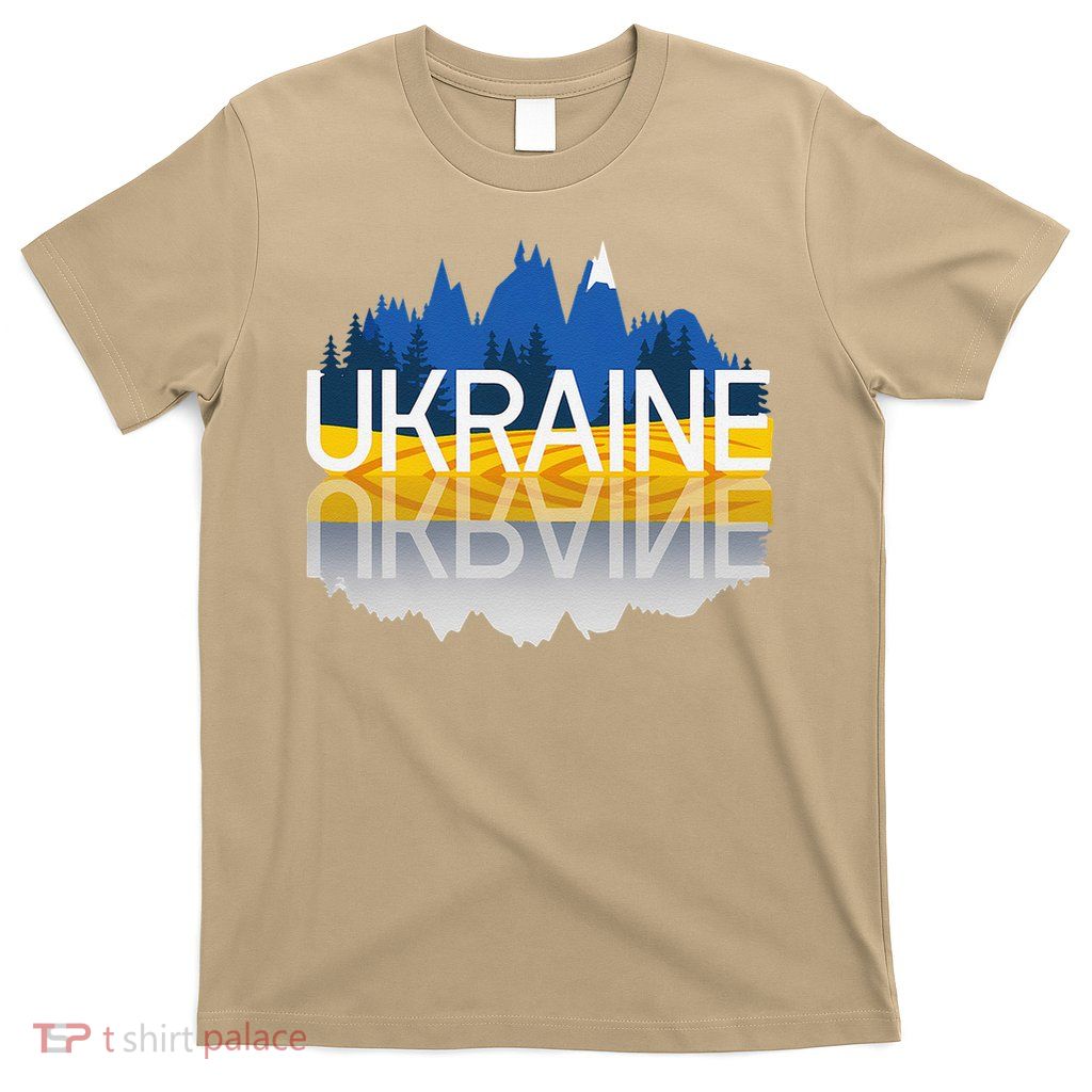 Ukraine Mountain Reflections Ukrainian Nature Souvenir T-Shirt
