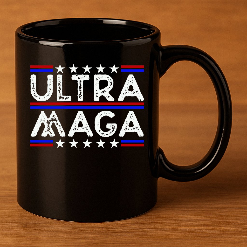 Ultra MAGA Retro 11oz C Handle Ceramic Mug