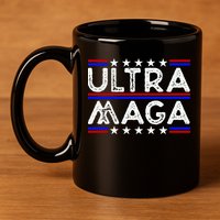Ultra MAGA Retro 11oz C Handle Ceramic Mug