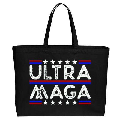 Ultra MAGA Retro Cotton Canvas Jumbo Tote