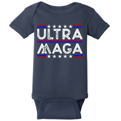 Ultra MAGA Retro Baby Bodysuit