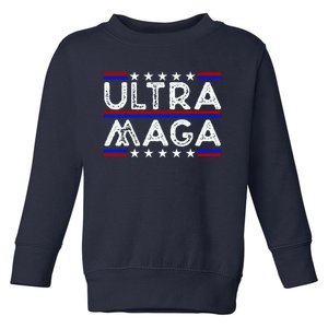 Ultra MAGA Retro Toddler Sweatshirt