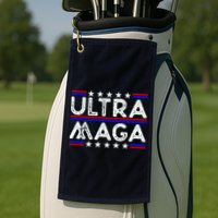 Ultra MAGA Retro Golf Towel