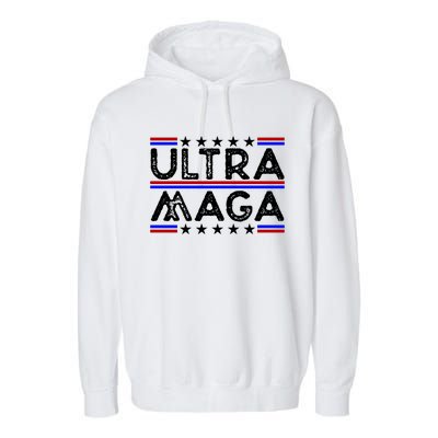 Ultra MAGA Retro Garment-Dyed Fleece Hoodie