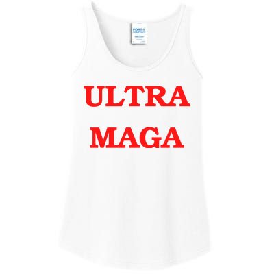 Ultra MAGA Red Trump 2024 Ladies Essential Tank