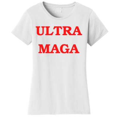 Ultra MAGA Red Trump 2024 Women's T-Shirt