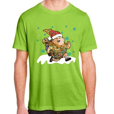 Up Movie Russell Christmas Light Up Russell Christmas Russell Adult ChromaSoft Performance T-Shirt