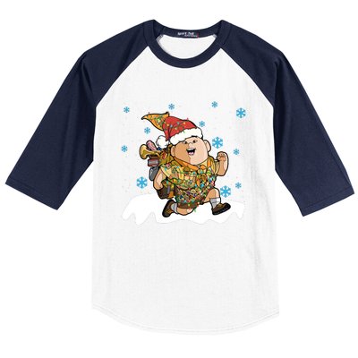 Up Movie Russell Christmas Light Up Russell Christmas Russell Baseball Sleeve Shirt