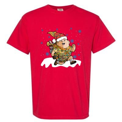 Up Movie Russell Christmas Light Up Russell Christmas Russell Garment-Dyed Heavyweight T-Shirt