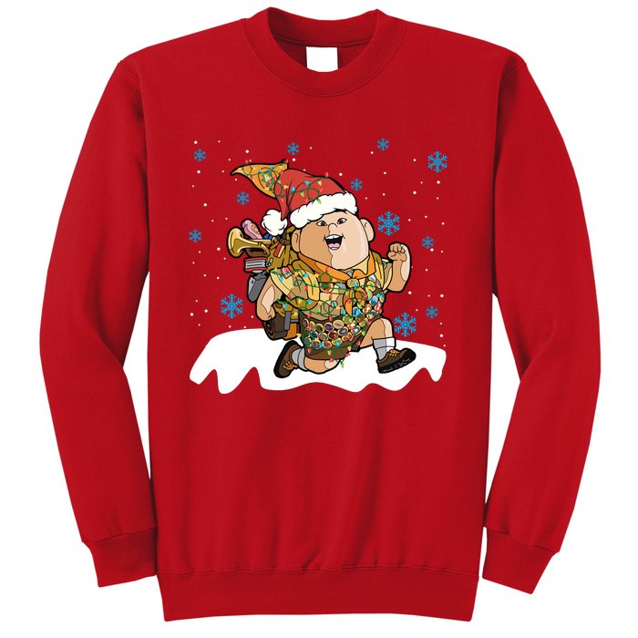 Up Movie Russell Christmas Light Up Russell Christmas Russell Sweatshirt