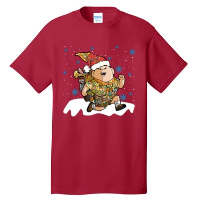 Up Movie Russell Christmas Light Up Russell Christmas Russell Tall T-Shirt