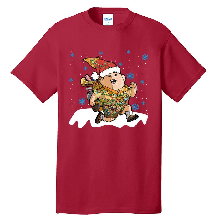 Up Movie Russell Christmas Light Up Russell Christmas Russell Tall T-Shirt