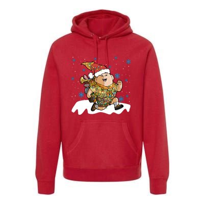 Up Movie Russell Christmas Light Up Russell Christmas Russell Premium Hoodie