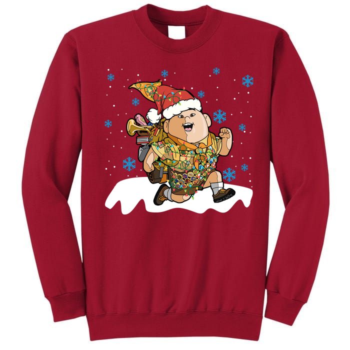 Up Movie Russell Christmas Light Up Russell Christmas Russell Tall Sweatshirt