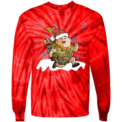 Up Movie Russell Christmas Light Up Russell Christmas Russell Tie-Dye Long Sleeve Shirt