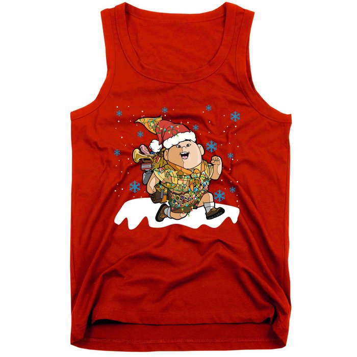 Up Movie Russell Christmas Light Up Russell Christmas Russell Tank Top