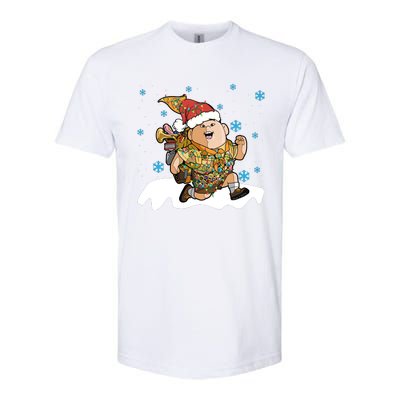 Up Movie Russell Christmas Light Up Russell Christmas Russell Softstyle CVC T-Shirt