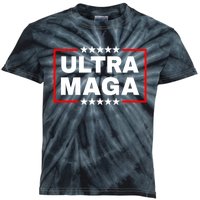 Trump 2024 Ultra MAGA Maga King Kids Tie-Dye T-Shirt