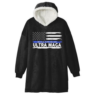 Ultra MAGA Maga King Hooded Wearable Blanket