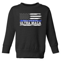 Ultra MAGA Maga King Toddler Sweatshirt