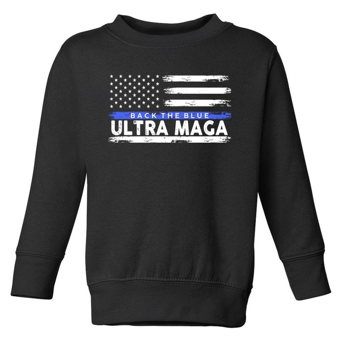 Ultra MAGA Maga King Toddler Sweatshirt